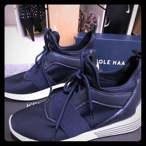 Midnight hightop shoes